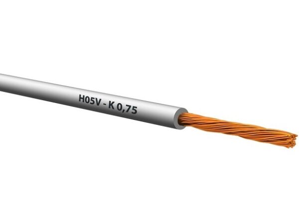 0131000707 VODIČ P/F 0,75 BIJELI (HO5V-K)