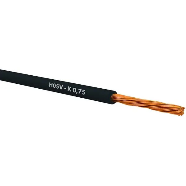 0131000701 VODIČ P/F 0,75 CRNI (HO5V-K)