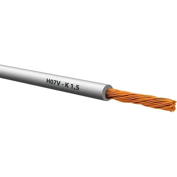 0131001507 VODIČ P/F 1,5 BIJELI (HO7V-K)