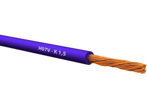 0131001508 VODIČ P/F 1,5 LJUBIČASTI (HO7V-K)