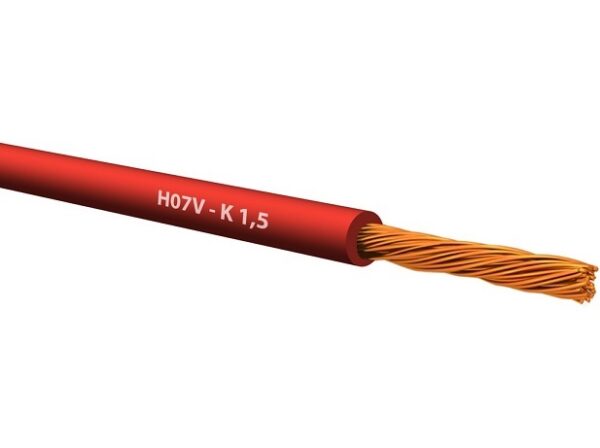 0131001509 VODIČ P/F 1,5 NARANČASTI (HO7V-K)