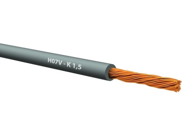 0131001506 VODIČ P/F 1,5 SIVI (HO7V-K)