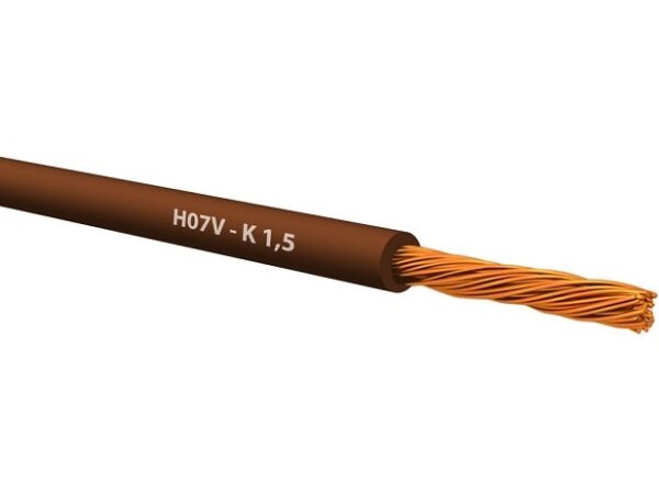 0131001505 VODIČ P/F 1,5 SMEĐI (HO7V-K)
