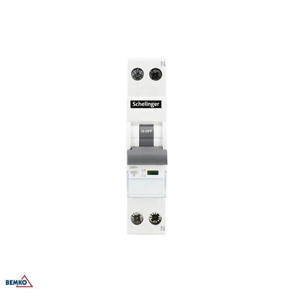 A04-DPN-1P-6NR-C16 AUTOMATSKI OSIGURAČ 1P+N 1M C 16A 6kA SCHELINGER