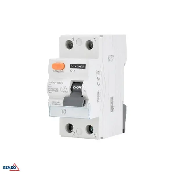A03-V7-2-25-300 FID SKLOPKA 2P 25A 300mA A 10kA SCHELINGER