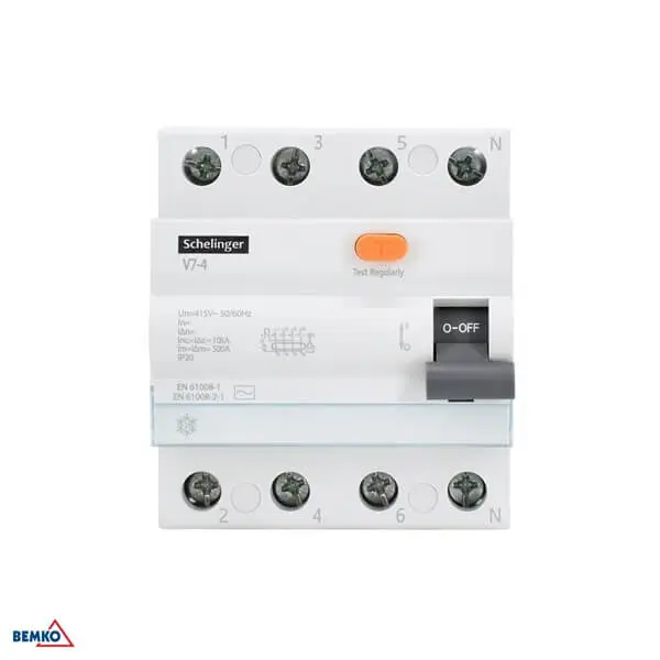 A03-V7-4-25-300 FID SKLOPKA 4P 25A 300mA A 10kA SCHELINGER