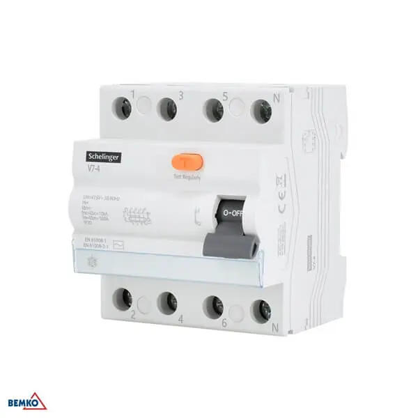 A03-V7-4-25-300 FID SKLOPKA 4P 25A 300mA A 10kA SCHELINGER