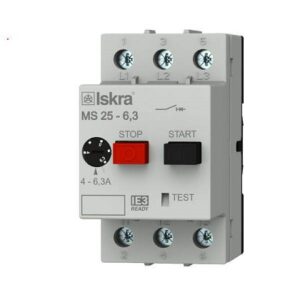 30107963_ISK MOTORSKA ZAŠTITNA SKLOPKA MS-25/6,3; 4,0A-6,3A ISKRA