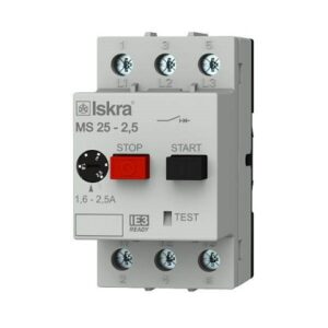 MOTORSKA ZAŠTITNA SKLOPKA MS-25/2,5; 1,6A-2,5A ISKRA