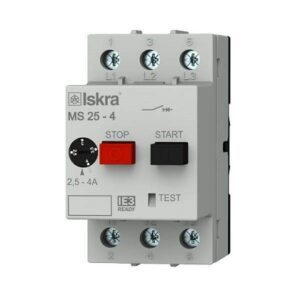 MOTORSKA ZAŠTITNA SKLOPKA MS-25/4; 2,5A-4,0A ISKRA