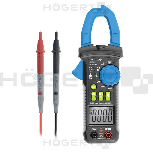 HT1E620 KLIJEŠTA MJERNA UNIVERZALNA 600V 600A 60MOhm fi18 mm