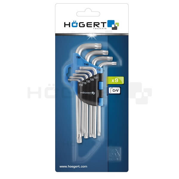 HT1W814 KLJUČEVI IMBUS-TORX (9) T10-T50 CrV