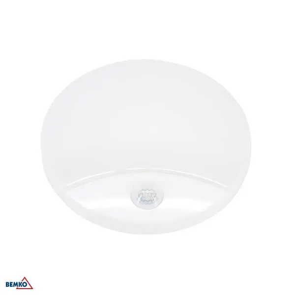 C38-ST41-104-PIR LED PLAFONJERA 10W 4000K IP44 "TAWAN" ZIDNA SENZOR PC