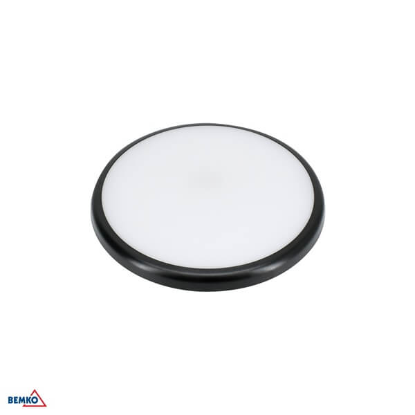 C36-PSF707-224-BL LED PLAFONJERA 22W 4000K IP66 "DIANA" OPAL 2200lm CRNA