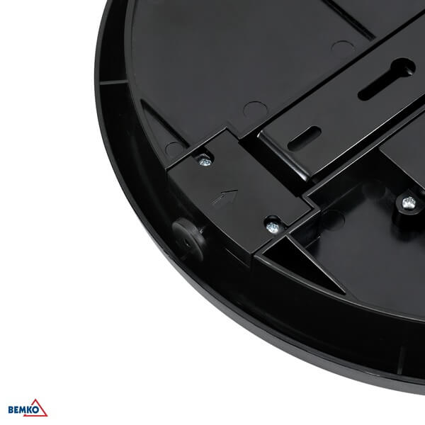 C36-PSF707-224-BL-MD LED PLAFONJERA 22W 4000K IP66 "DIANA" OPAL 2200lm SENZOR CRNA