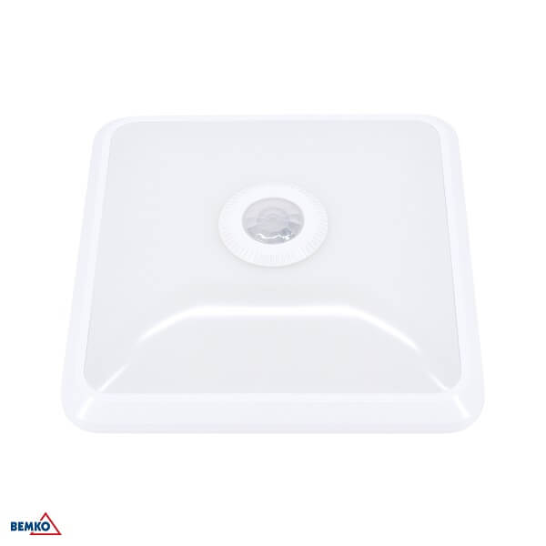 C38-ST58-124-PIR PLAFONJERA LED 12W 4000K SA SENZOROM KVADRATNA DORIA