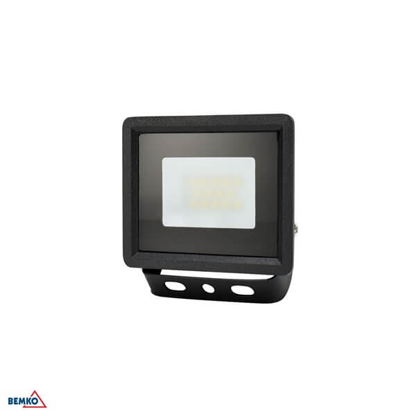 C64-LFK2-010BL-6K LED REFLEKTOR SMD 10W 6500K 820lm KASTEL 2 IP65 CRNI