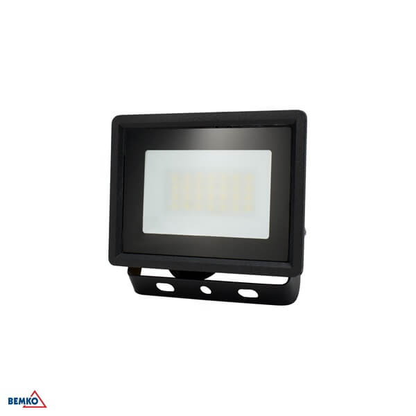 C64-LFK2-020BL-4K LED REFLEKTOR SMD 20W 4000K 1640lm KASTEL 2 IP65 CRNI