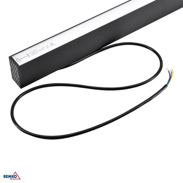 C26-LOR-30BL-3K LED SVJETILJKA LINIJSKA LORIEN 30W 120cm 3150lm 3000K CRNA