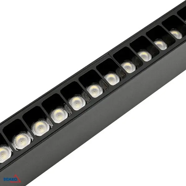 C26-LOR-30BL-4K-UGR LED SVJETILJKA LINIJSKA LORIEN 30W 120cm 3300lm 4000K UGR19 52° CRNA