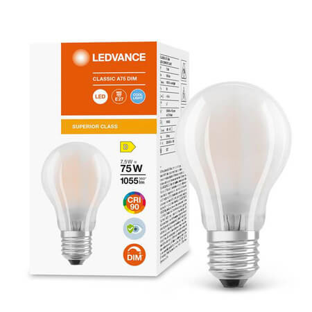LED ŽARULJA CLA75D 7,5W/940 230V GL FR E27 10X1 DIM