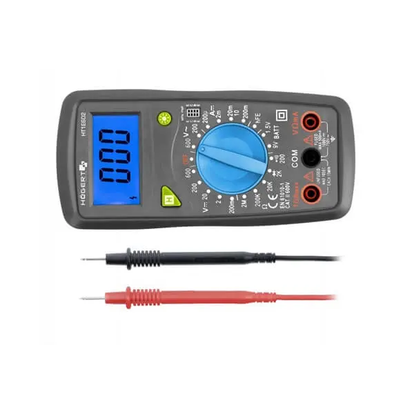 HT1E602 MULTIMETAR DIGITALNI 0-600V 10A 0-2 OHM