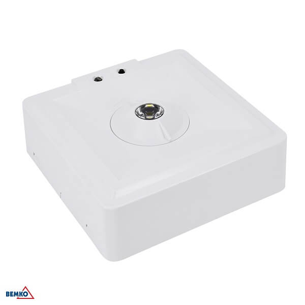 C91-SKL-S-3SO-AT3H-CNBOP PANIK SVJETILJKA LED 3W 3H IP40 KVADRATNA SKALER OPTIKA