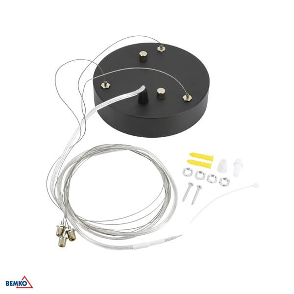 C35-PLC-ZLBL ROZETA SA OVJESOM ZA LED PLAFONJERU PLC CELIA CRNI
