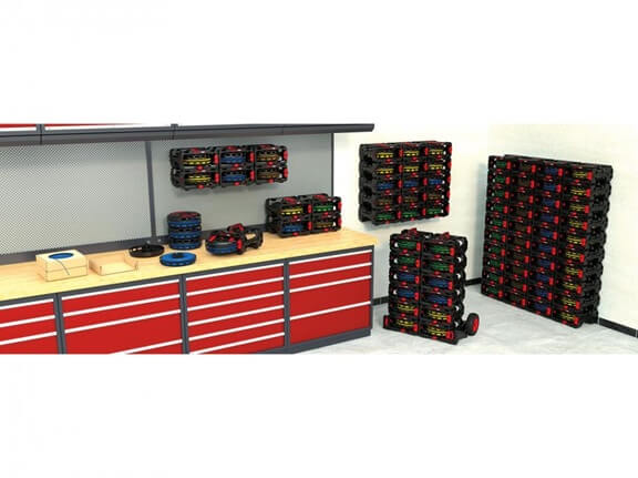 R10217 SET ROLERA ZA ODMOTAVANJE KABELA I ŽICA CB 260 6 KOMADA