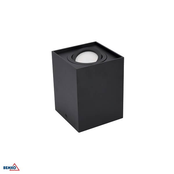 SVJETILJKA DOWNLIGHT ORTAL 96X96 GU10 1X50W CRNA