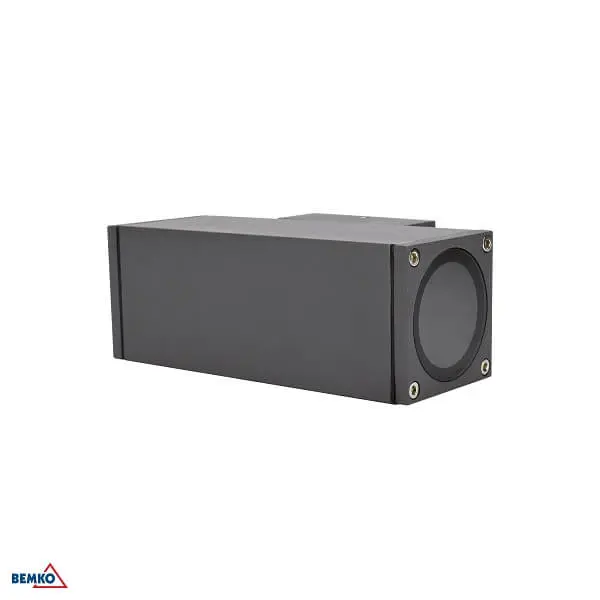 C25-EL2-K-2GU10-GR LED SVJETILJKA DEKORATIVNA VALIT 2xGU10 IP54 ZIDNA