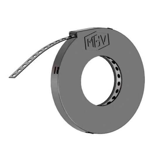 VDR.124502 TRAKA PERFORIRANA 17x0,8 VPT 02 FeZn U KOLUTU 10m