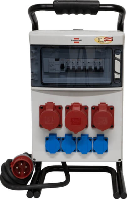 B1154908020 GRADILIŠNI ORMAR PRIJENOSNI FI30mA/1x32A+2x16A CEE400V/4xLS 1P BRENNESTUHL