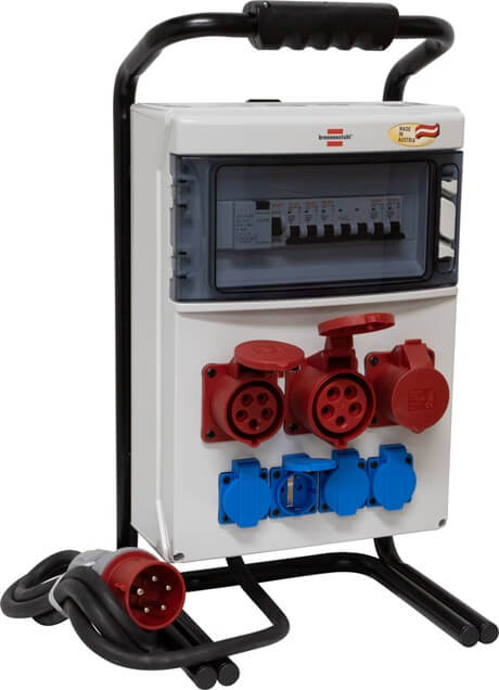 B1154908020 GRADILIŠNI ORMAR PRIJENOSNI FI30mA/1x32A+2x16A CEE400V/4xLS 1P BRENNESTUHL