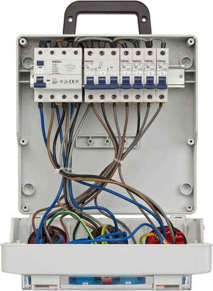 B1154890020 GRADILIŠNI ORMAR PRIJENOSNI 4/32 IP44 4x LS 230V/16 A, 1xLS 400V/16 A,  BRENNEST