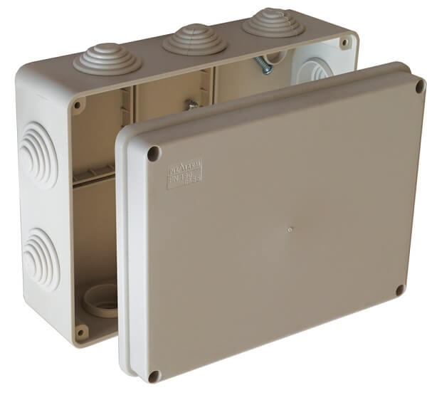PN190 KUTIJA N/Ž 190X140X70 PVC IP56 SA UVODNICAMA