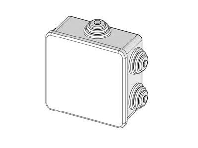 R-00068 KUTIJA N/Ž 80X80X40 IP44 BIJELA RATKOM