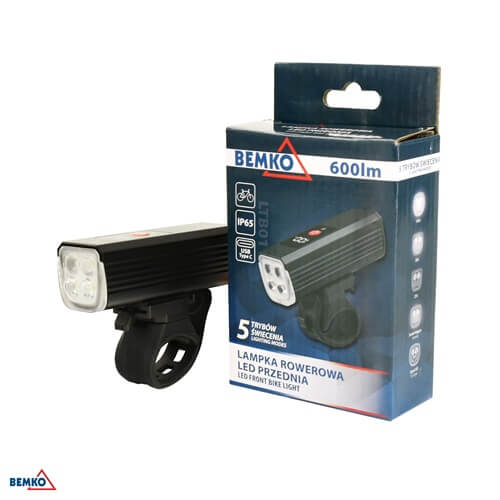 C49-LTB01 LED SVJETILJKA ZA BICIKL PREDNJA BATERIJSKA 2000mAh