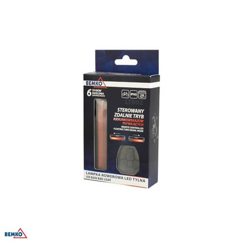 C49-LTB02 LED SVJETILJKA ZA BICIKL STRAŽNJA BATERIJSKA 380mAh IP65