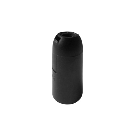 GRLO E14 PLASTIČNO CRNO ORNO