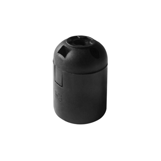 LH/E27-1/B/40 GRLO E27 PLASTIČNO CRNO ORNO