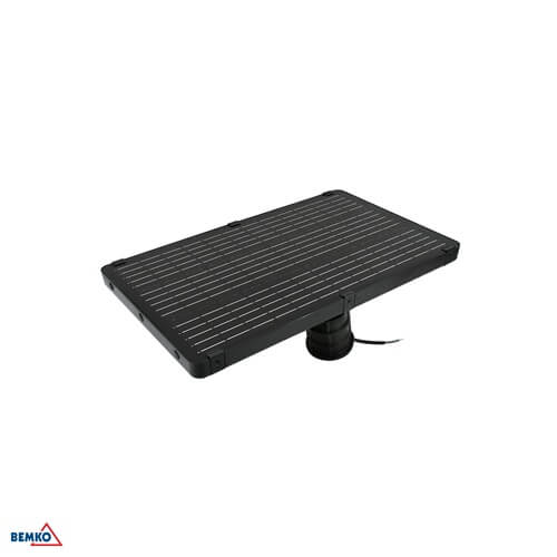 C83-SOH-040-CCT-PIR LED SVJETILJKA ULIČNA HIBRIDNA SOLARNA 40W IP65 SENZOR CCT 6600lm CRNA