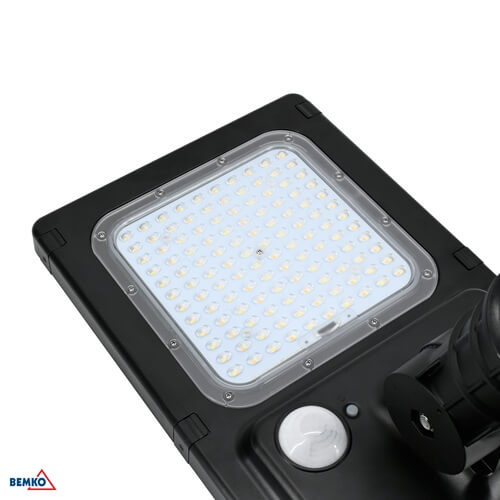C83-SOH-040-CCT-PIR LED SVJETILJKA ULIČNA HIBRIDNA SOLARNA 40W IP65 SENZOR CCT 6600lm CRNA