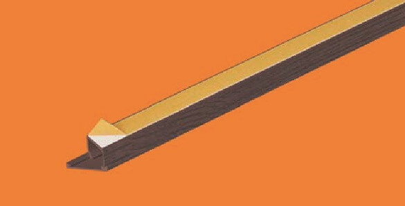 KANAL PVC INST. 16X16 MAHAGONI 2m SAMOLJEPLJIVI (P-60m)