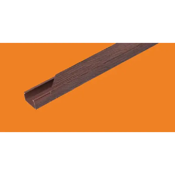 CNL-F-25016.M1 KANAL PVC INST. 25X16 MAHAGONI 2m (P-60m)