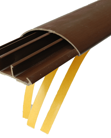 KANAL PVC PODNI 70X18 MAHAGONI SAMOLJEPLJIVI