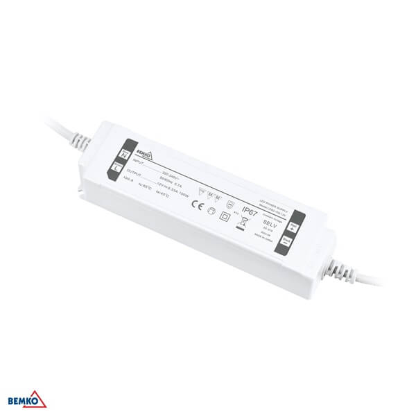 B42-LDS2-100-12V NAPAJANJE ELEKTRONSKO LED VODOTJESNO IP67 12V 100W