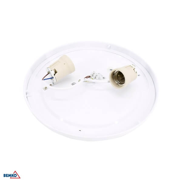 C37-PLA-285-2E27 PLAFONJERA 2XE27 IP44 OPAL PLATO FI 285
