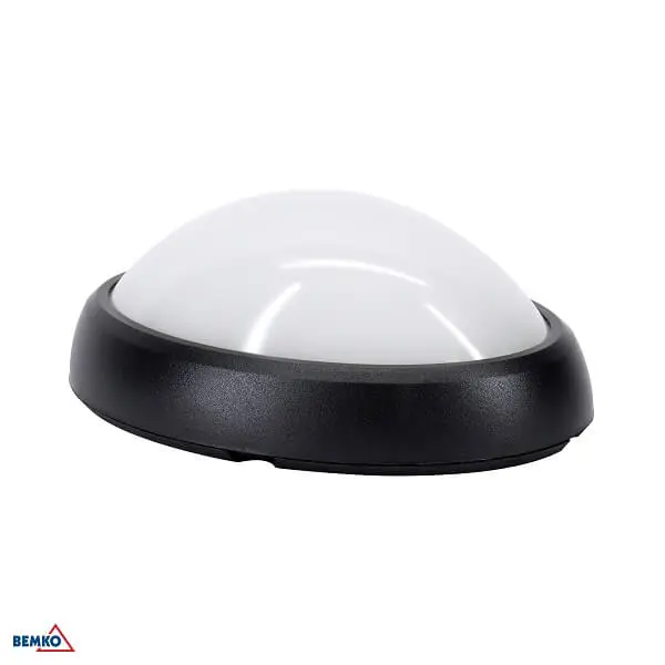 C45-KAN-08-BL-4K SVJETILJKA BRODSKA LED 8W 4000K 720lm IP54 CRNA KANLO