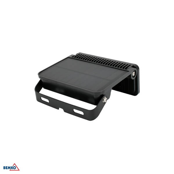 C83-SOK-008BL-CCT-PIR LED SVJETILJKA ZIDNA SOLARNA 8W IP54 SENZOR 3K/4K/6,5K 1000lm CRNA SOKER
